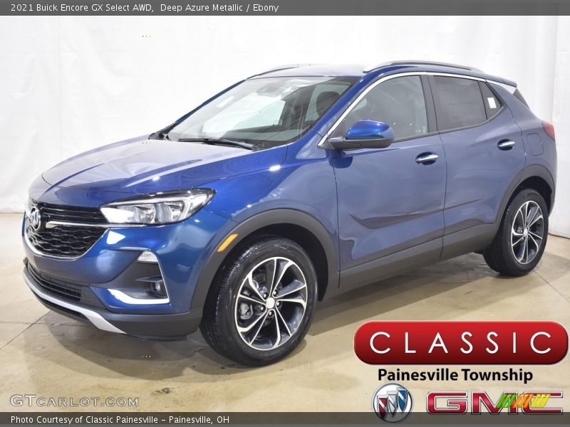 Deep Azure Metallic / Ebony 2021 Buick Encore GX Select AWD