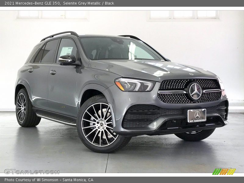 Selenite Grey Metallic / Black 2021 Mercedes-Benz GLE 350