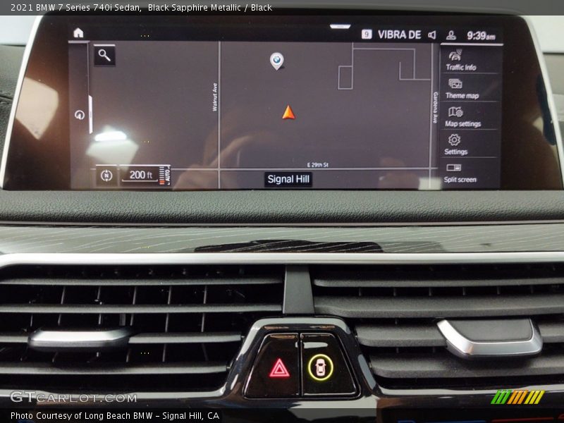 Black Sapphire Metallic / Black 2021 BMW 7 Series 740i Sedan