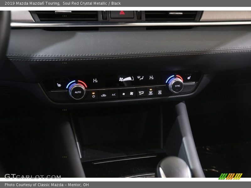 Soul Red Crystal Metallic / Black 2019 Mazda Mazda6 Touring