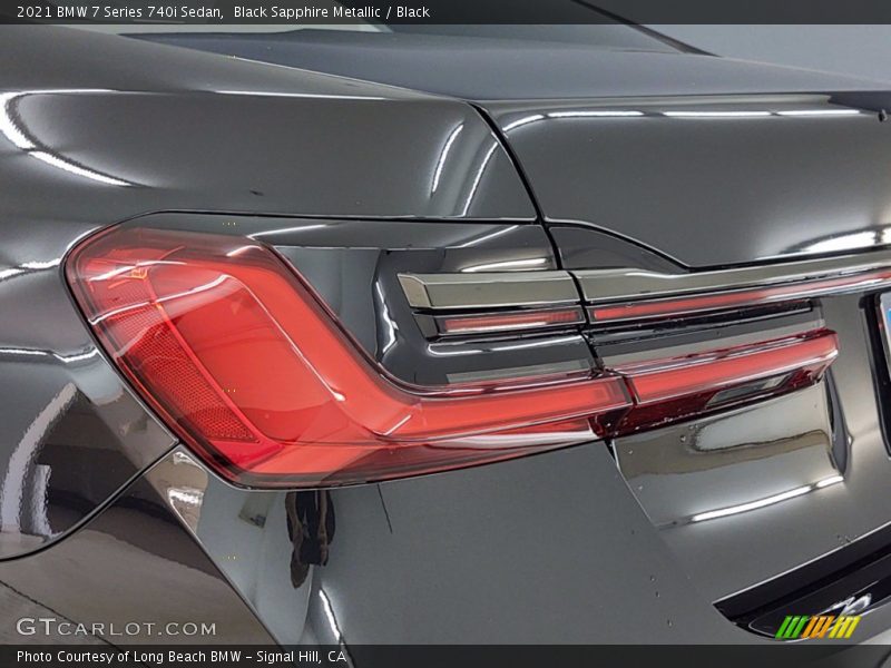 Black Sapphire Metallic / Black 2021 BMW 7 Series 740i Sedan