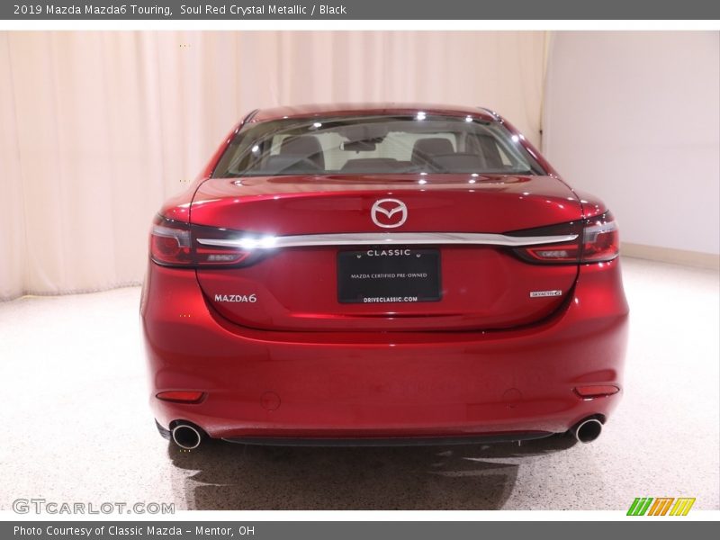 Soul Red Crystal Metallic / Black 2019 Mazda Mazda6 Touring