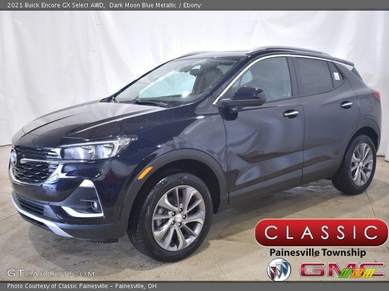 Dark Moon Blue Metallic / Ebony 2021 Buick Encore GX Select AWD