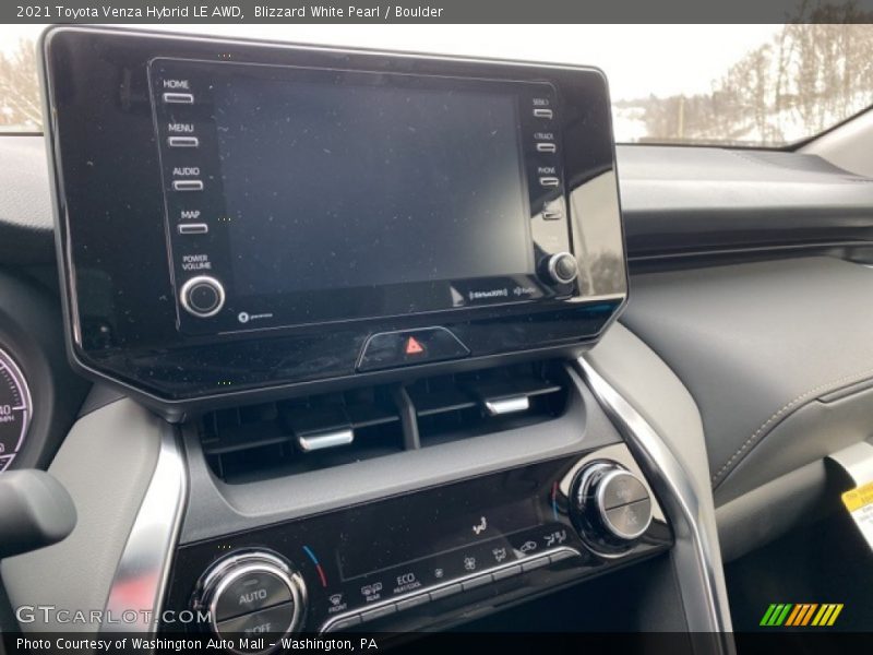 Blizzard White Pearl / Boulder 2021 Toyota Venza Hybrid LE AWD