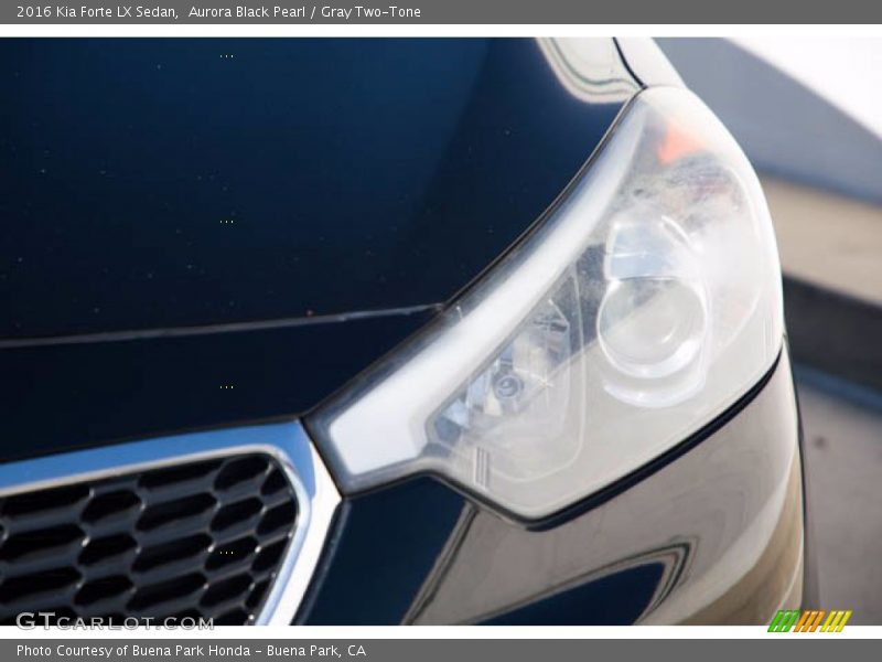 Aurora Black Pearl / Gray Two-Tone 2016 Kia Forte LX Sedan
