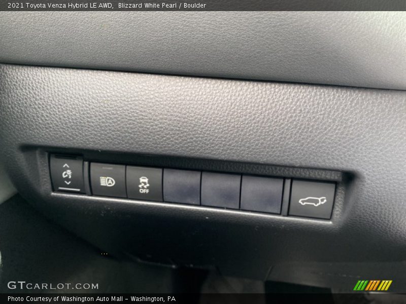 Blizzard White Pearl / Boulder 2021 Toyota Venza Hybrid LE AWD