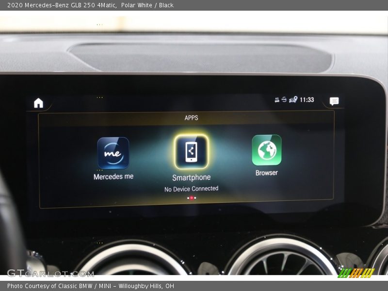 Polar White / Black 2020 Mercedes-Benz GLB 250 4Matic