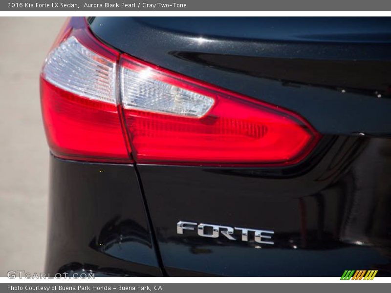 Aurora Black Pearl / Gray Two-Tone 2016 Kia Forte LX Sedan
