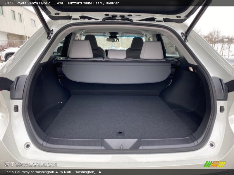 Blizzard White Pearl / Boulder 2021 Toyota Venza Hybrid LE AWD