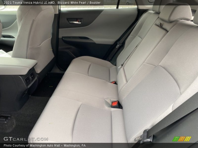 Blizzard White Pearl / Boulder 2021 Toyota Venza Hybrid LE AWD