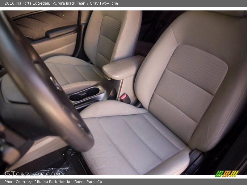 Aurora Black Pearl / Gray Two-Tone 2016 Kia Forte LX Sedan