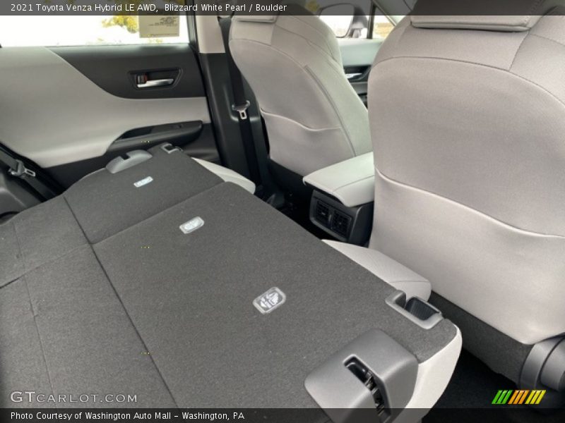 Blizzard White Pearl / Boulder 2021 Toyota Venza Hybrid LE AWD