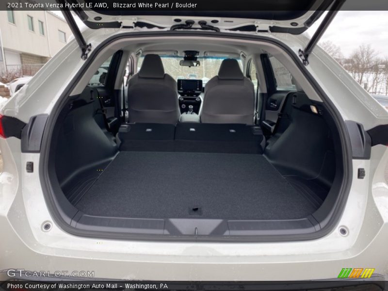Blizzard White Pearl / Boulder 2021 Toyota Venza Hybrid LE AWD