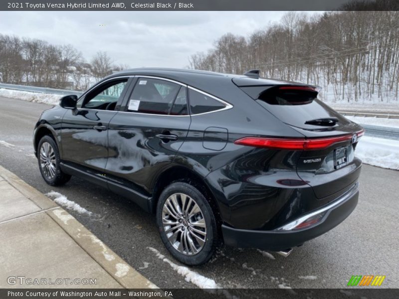 Celestial Black / Black 2021 Toyota Venza Hybrid Limited AWD
