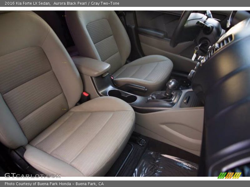 Aurora Black Pearl / Gray Two-Tone 2016 Kia Forte LX Sedan