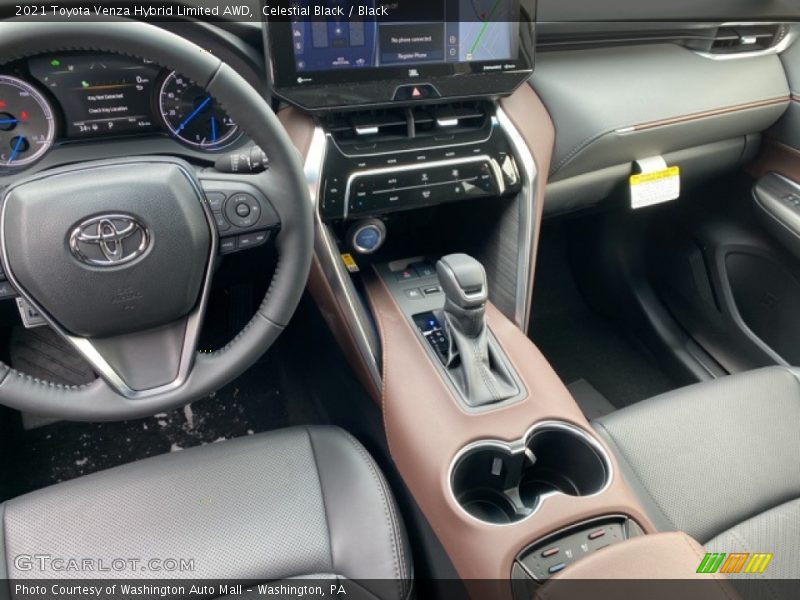 Celestial Black / Black 2021 Toyota Venza Hybrid Limited AWD