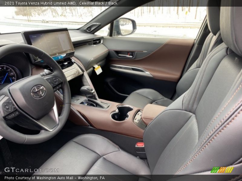 Celestial Black / Black 2021 Toyota Venza Hybrid Limited AWD