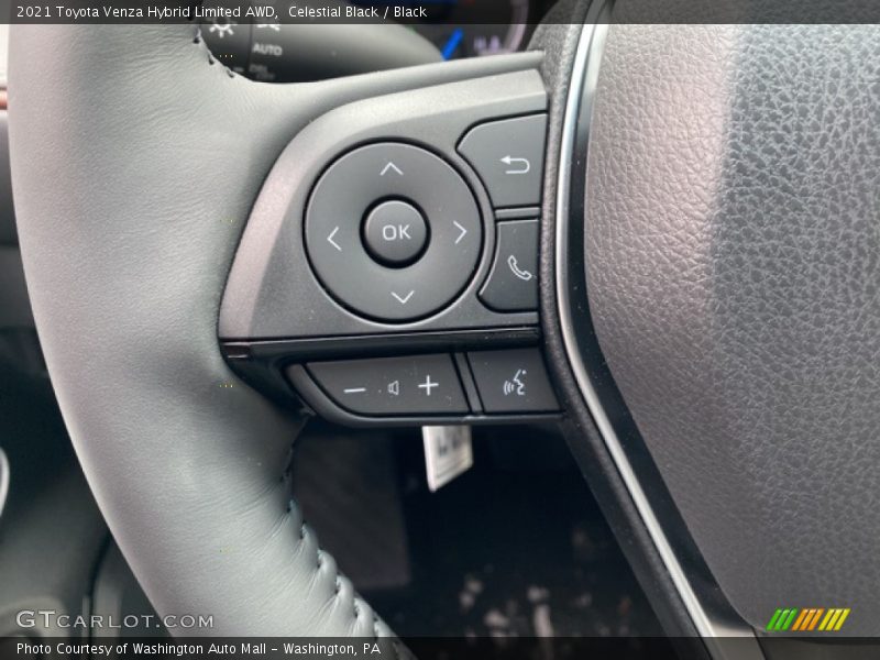 Celestial Black / Black 2021 Toyota Venza Hybrid Limited AWD