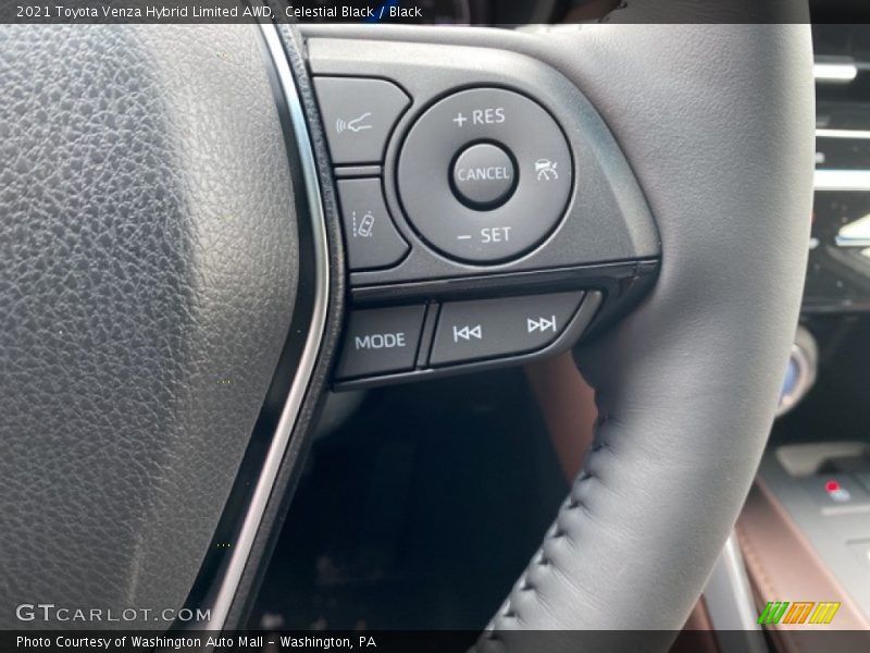 Celestial Black / Black 2021 Toyota Venza Hybrid Limited AWD