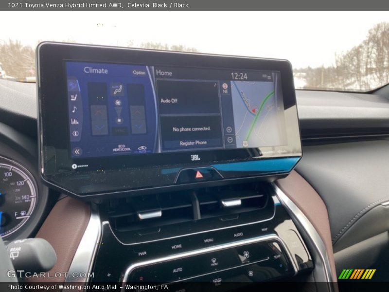 Celestial Black / Black 2021 Toyota Venza Hybrid Limited AWD