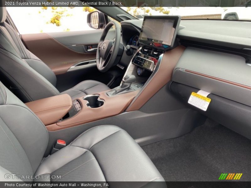 Celestial Black / Black 2021 Toyota Venza Hybrid Limited AWD