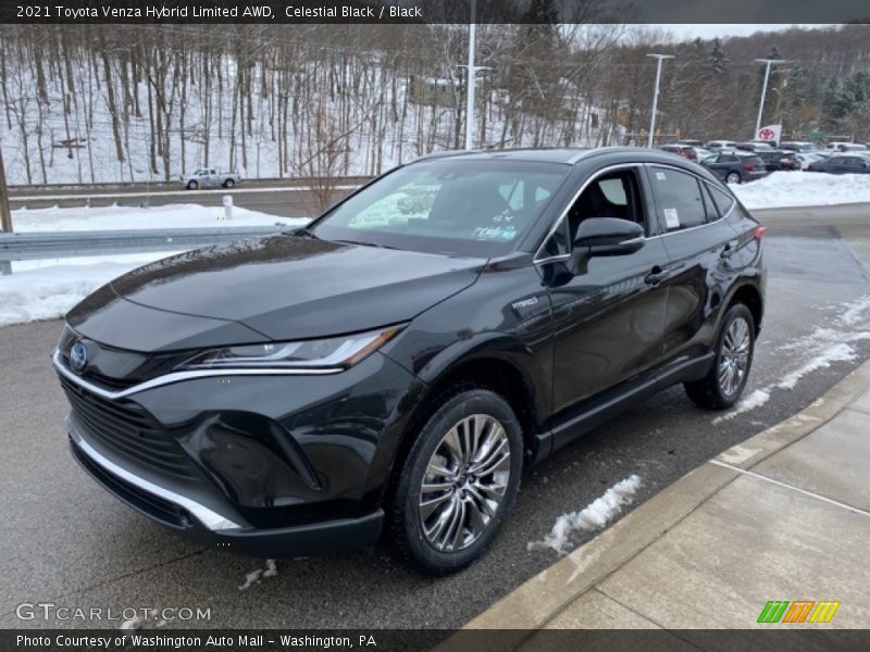 Celestial Black / Black 2021 Toyota Venza Hybrid Limited AWD