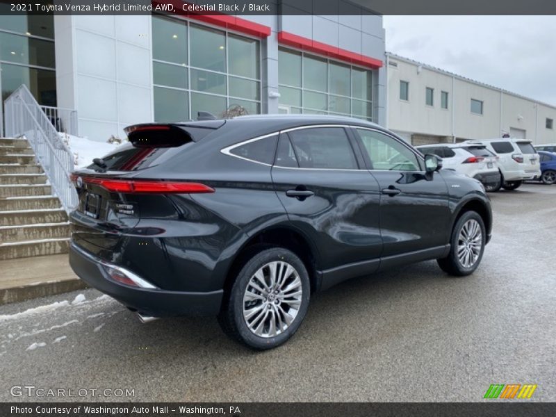 Celestial Black / Black 2021 Toyota Venza Hybrid Limited AWD