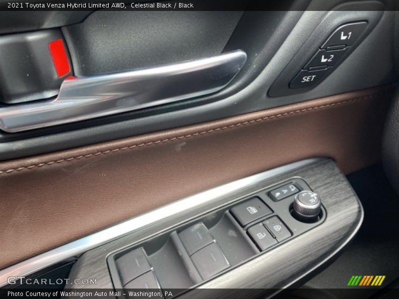 Celestial Black / Black 2021 Toyota Venza Hybrid Limited AWD