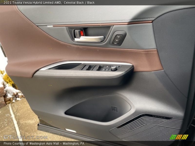Celestial Black / Black 2021 Toyota Venza Hybrid Limited AWD