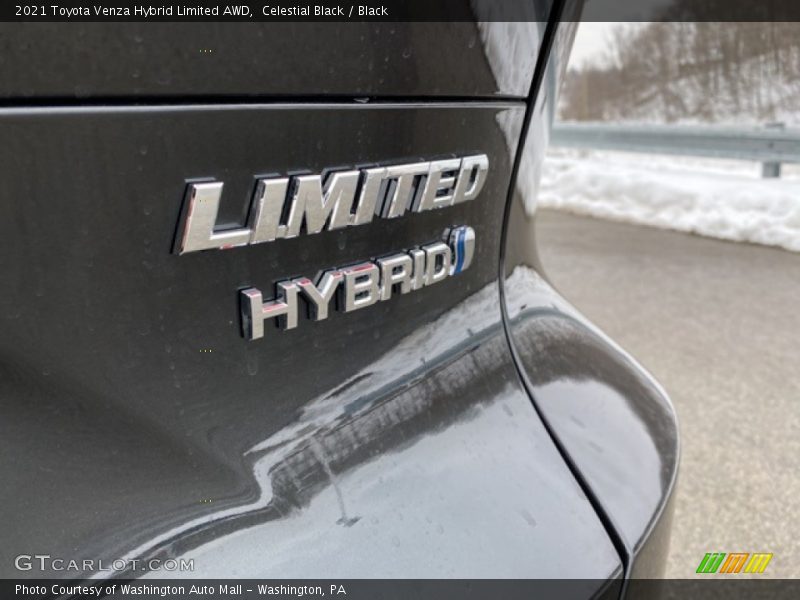 Celestial Black / Black 2021 Toyota Venza Hybrid Limited AWD