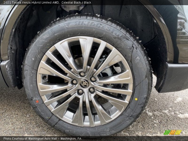 Celestial Black / Black 2021 Toyota Venza Hybrid Limited AWD
