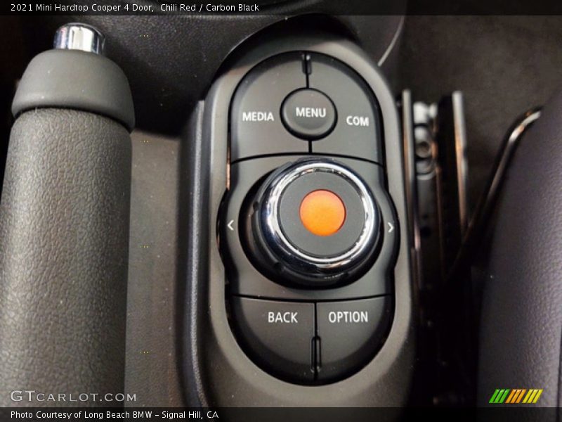 Chili Red / Carbon Black 2021 Mini Hardtop Cooper 4 Door