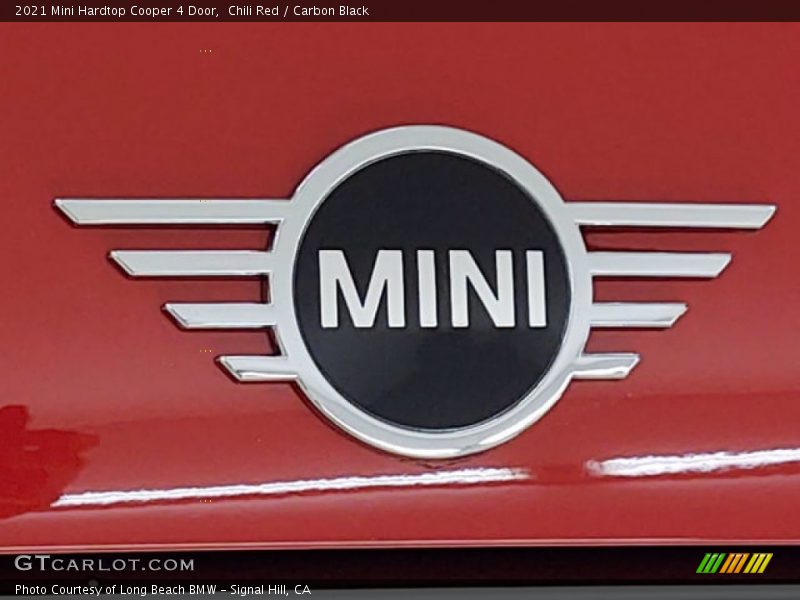 Chili Red / Carbon Black 2021 Mini Hardtop Cooper 4 Door