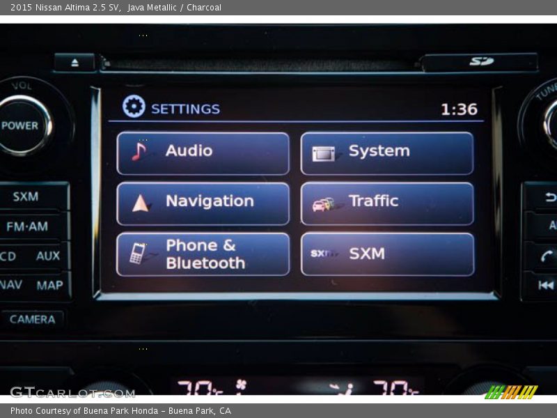 Java Metallic / Charcoal 2015 Nissan Altima 2.5 SV
