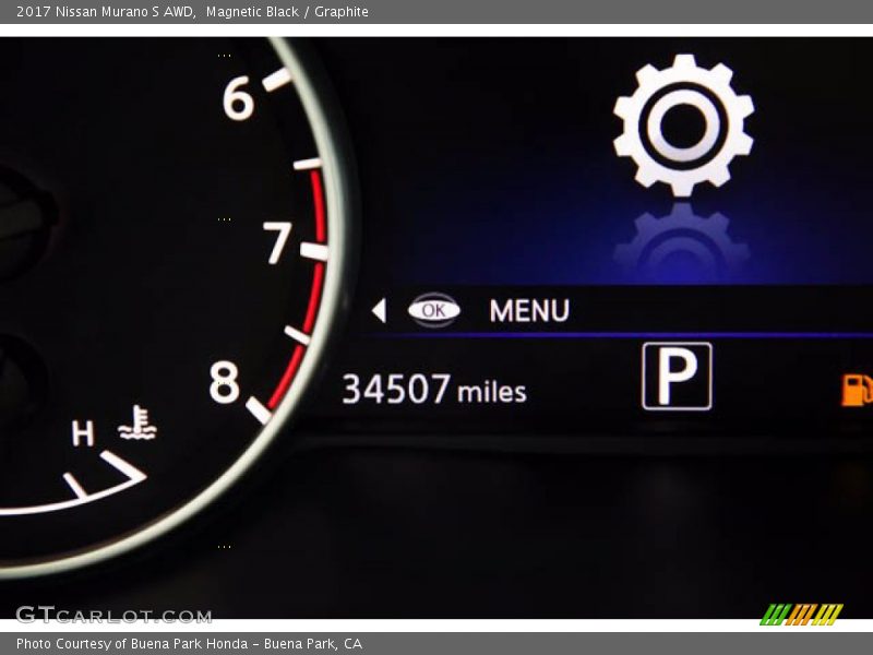 Magnetic Black / Graphite 2017 Nissan Murano S AWD