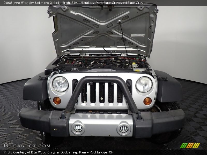 Bright Silver Metallic / Dark Slate Gray/Med Slate Gray 2008 Jeep Wrangler Unlimited X 4x4