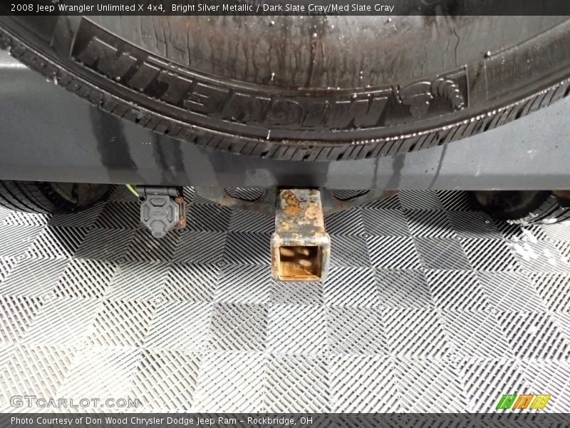 Bright Silver Metallic / Dark Slate Gray/Med Slate Gray 2008 Jeep Wrangler Unlimited X 4x4