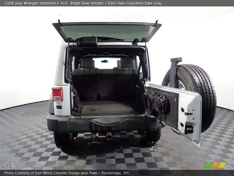 Bright Silver Metallic / Dark Slate Gray/Med Slate Gray 2008 Jeep Wrangler Unlimited X 4x4