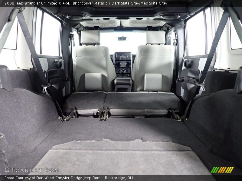 Bright Silver Metallic / Dark Slate Gray/Med Slate Gray 2008 Jeep Wrangler Unlimited X 4x4