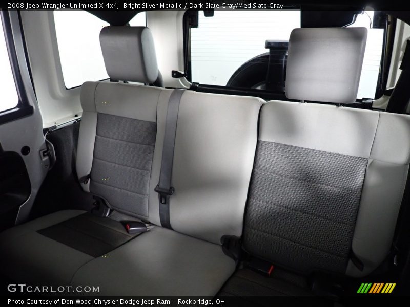 Bright Silver Metallic / Dark Slate Gray/Med Slate Gray 2008 Jeep Wrangler Unlimited X 4x4