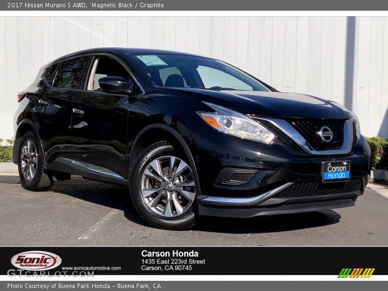 Magnetic Black / Graphite 2017 Nissan Murano S AWD