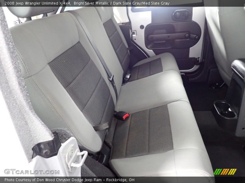 Bright Silver Metallic / Dark Slate Gray/Med Slate Gray 2008 Jeep Wrangler Unlimited X 4x4