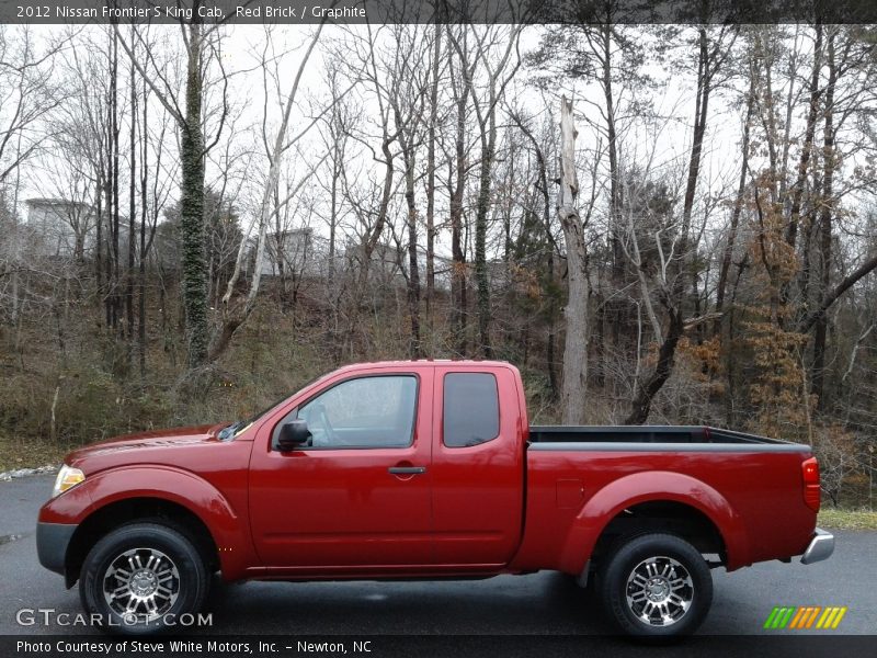 Red Brick / Graphite 2012 Nissan Frontier S King Cab