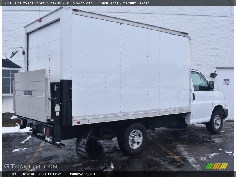 Summit White / Medium Pewter 2015 Chevrolet Express Cutaway 3500 Moving Van