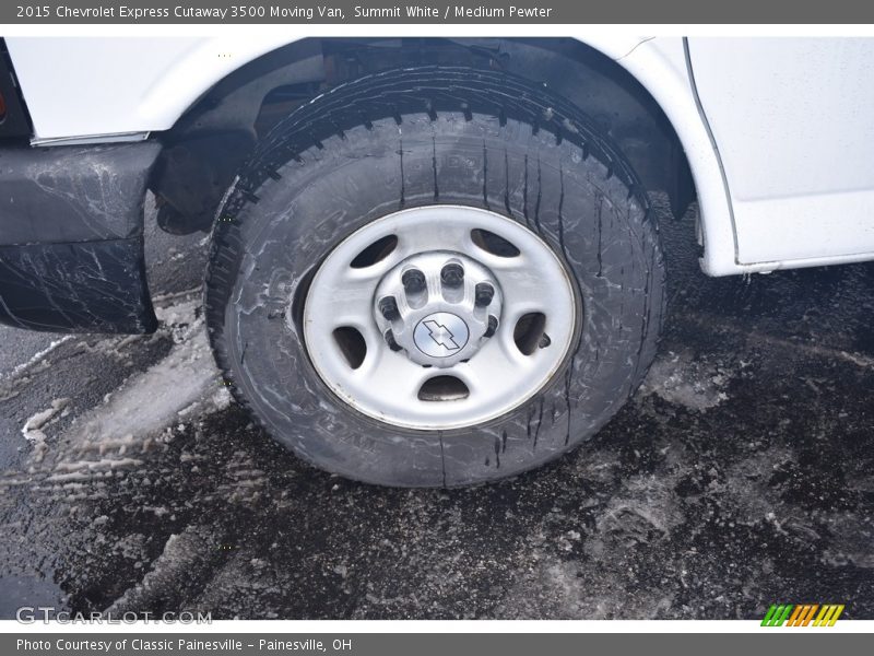 Summit White / Medium Pewter 2015 Chevrolet Express Cutaway 3500 Moving Van