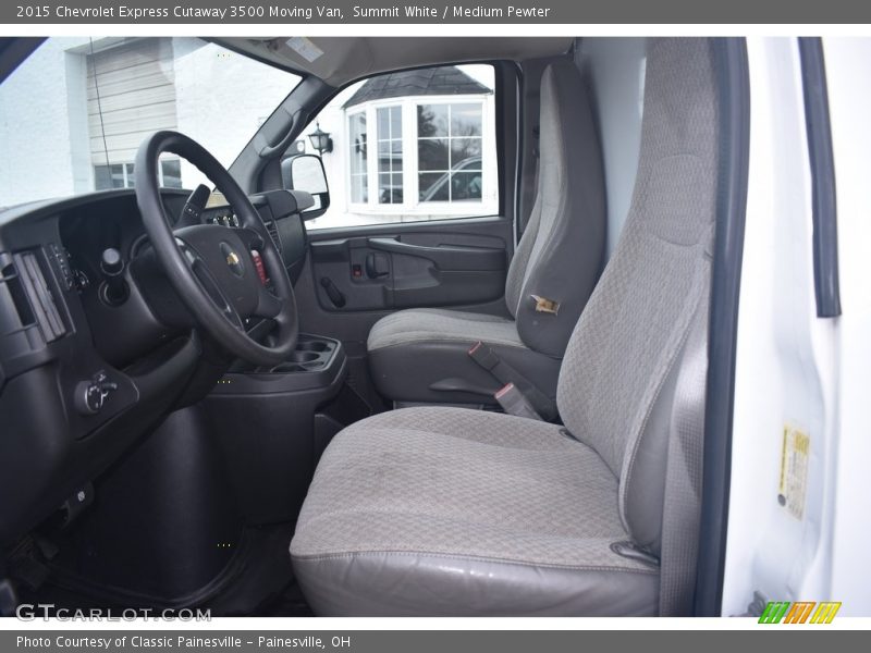 Summit White / Medium Pewter 2015 Chevrolet Express Cutaway 3500 Moving Van