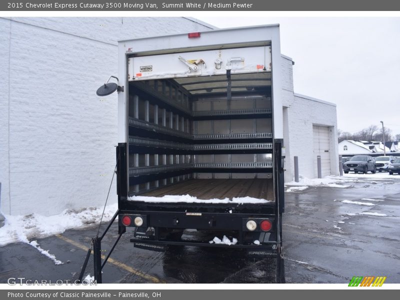 Summit White / Medium Pewter 2015 Chevrolet Express Cutaway 3500 Moving Van