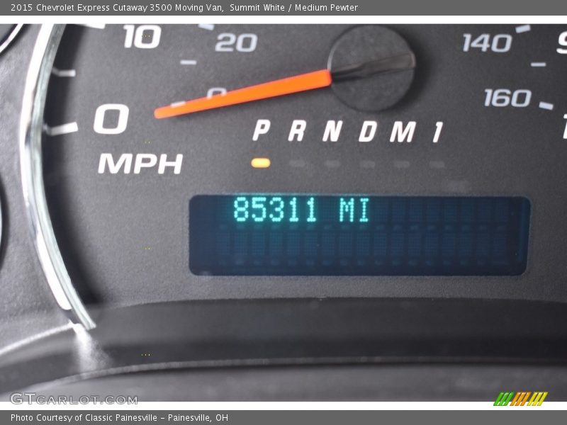 Summit White / Medium Pewter 2015 Chevrolet Express Cutaway 3500 Moving Van
