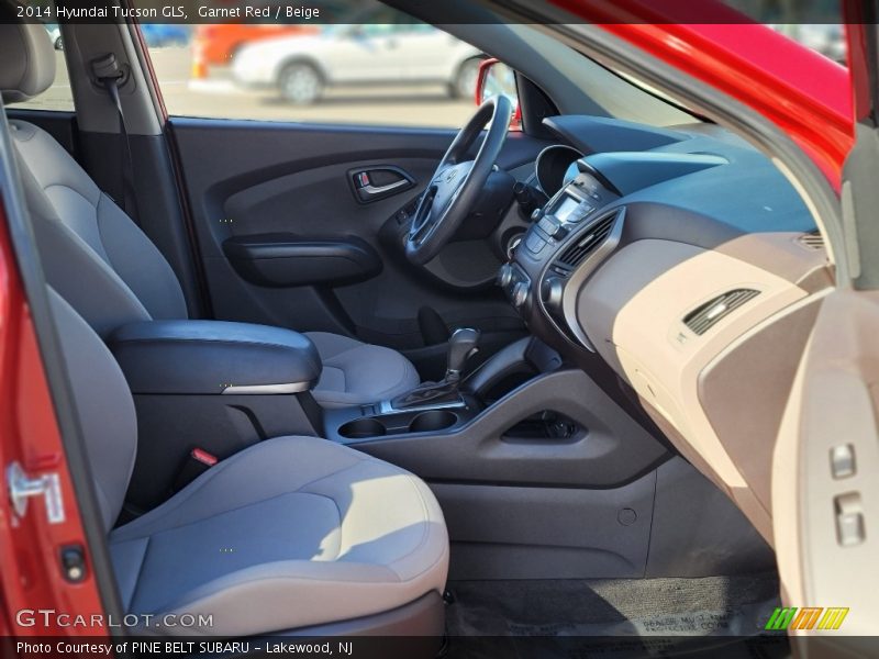 Garnet Red / Beige 2014 Hyundai Tucson GLS