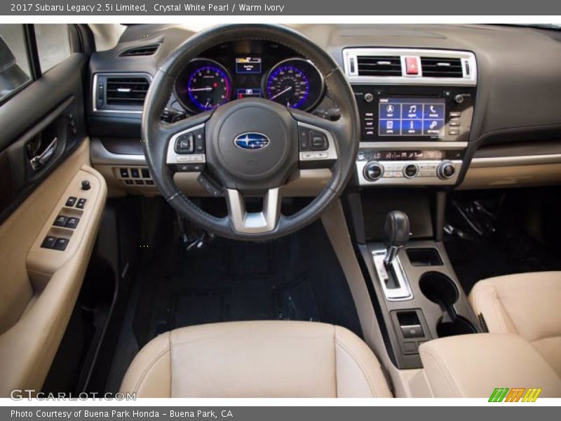 Crystal White Pearl / Warm Ivory 2017 Subaru Legacy 2.5i Limited